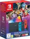 Nintendo Switch OLED Mario Kart 8 Deluxe (Official Bundle) Neon Blue & Red