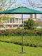 Umbrelă Pătrată Din Aluminiu Verde 1.4x1.4m