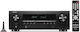 Denon AVC-S670H Home Cinema Receiver 4K/8K 5.2 Channels 75W/8Ω 150W/6Ω with HDR and Dolby Atmos Black
