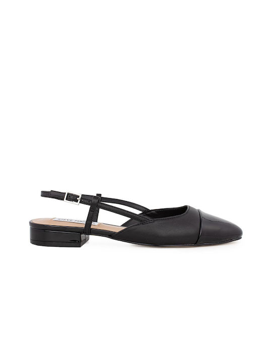 Steve Madden Γυναικείες Μπαλαρίνες Slingback με Λουράκι σε Μαύρο Χρώμα