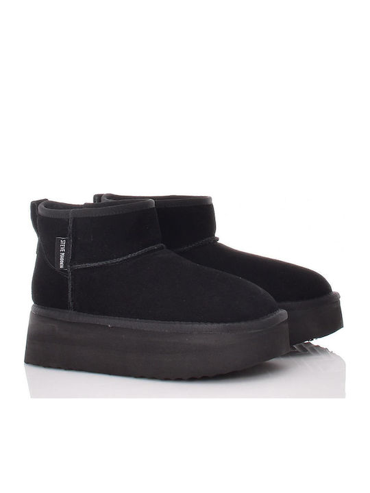 Campfire Wildleder Stiefeletten Damen Schwarz