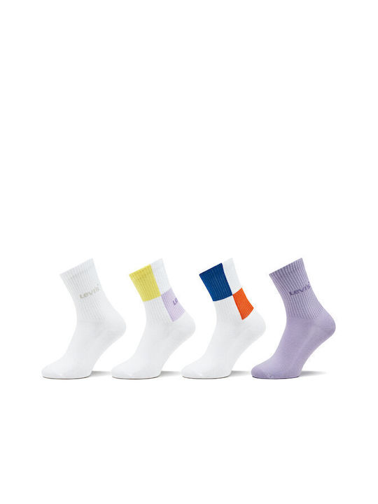 Levi's Damen Socken Mehrfarbig 4Pack