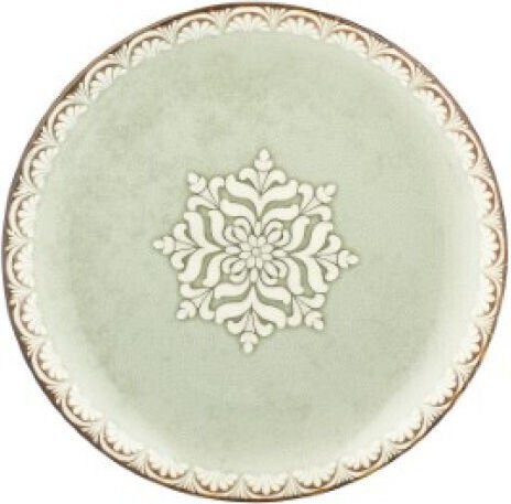By Bone Rome Plate Shallow made of Porcelain White with Diameter 21cm