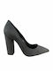 Suede Gray High Heels