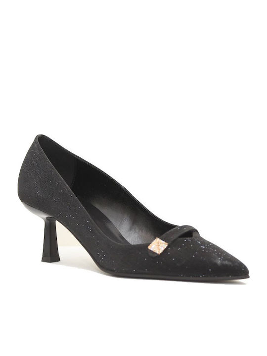 Pumps mit mittelhohem Absatz Schwarz