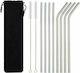 Sugar Love Straws Metal with Brush 8pcs