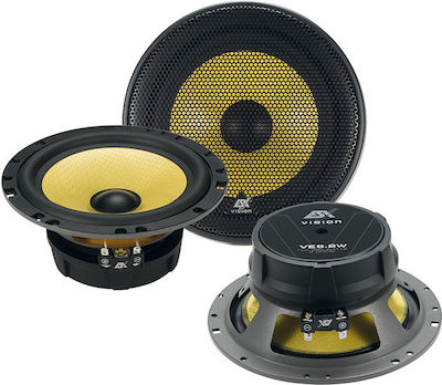 Esx Car Speaker Set VE 5.2W 6.5" with 200W RMS (Woofer)