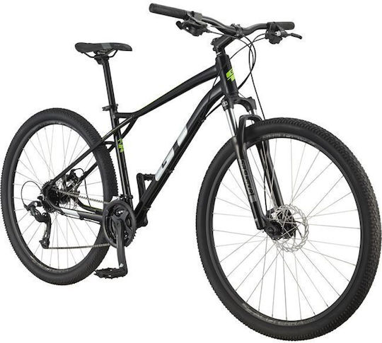 GT Aggressor Sport 29" Μαύρο Mountain Bike με 21 Ταχύτητες και Μηχανικά Δισκόφρενα