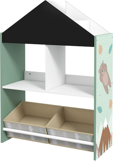 Zonekiz Kinder Aufbewahrungsbox aus Holz Grün 1Stück