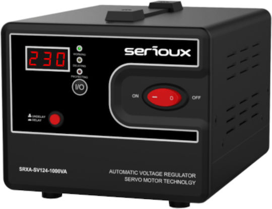 Serioux SRXA-SV124-1000VA Стабилизатор на напрежение Реле 1000VA
