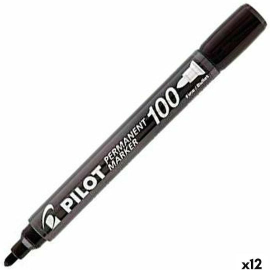 Pilot Sca-100 Ανεξίτηλος Μαρκαδόρος Μαύρο