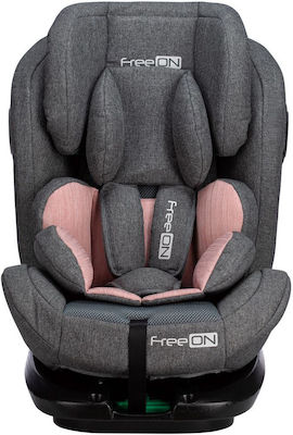 FreeOn Καθισματάκι Αυτοκινήτου Ultima i-Size με Isofix Gray Pink