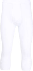 Ceceba Men's Sports Capri Leggings White