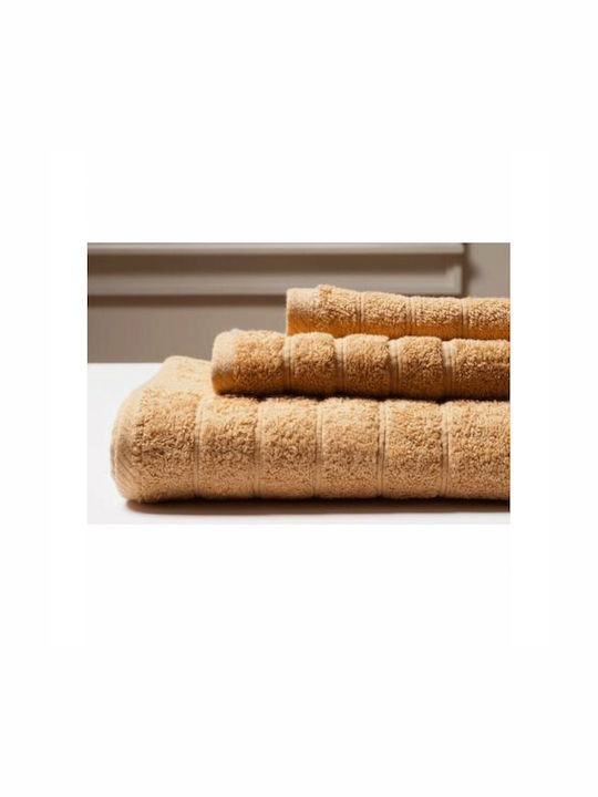 Melinen 3pc Bath Towel Set Beige