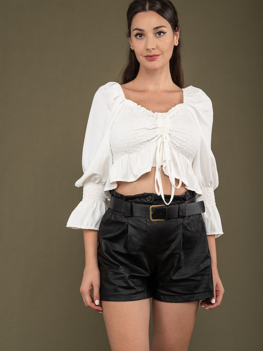 E-shopping Avenue Women's Blouse Long Sleeve White