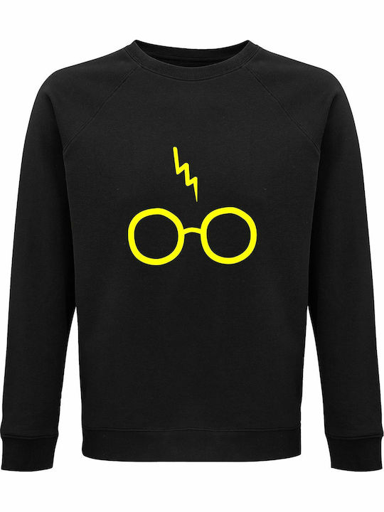 Sweatshirt Unisex, Organic " I Am Harry Potter " Black