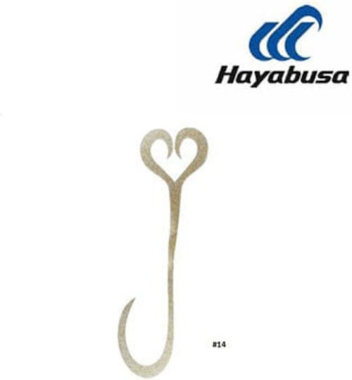 Hayabusa Angelgeräte Schwanzköder Angelset No14 2 Stück