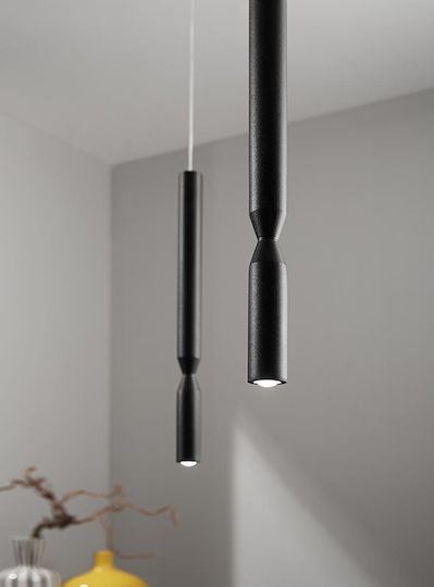 Ondaluce Hängelampe Schwarz 54cm.