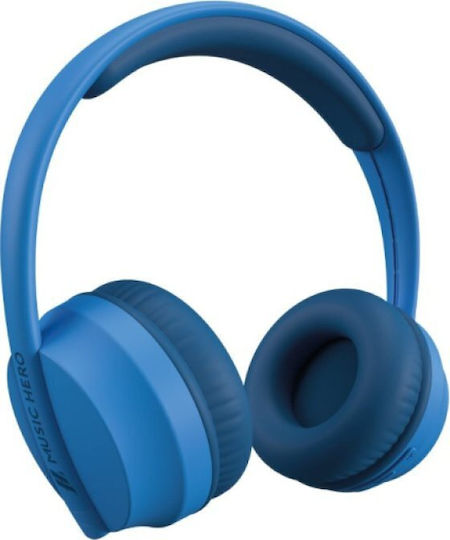 SBS Music Hero Skidup Fără fir Bluetooth On Ear Căști cu 20 ore de Funcționare Albastre