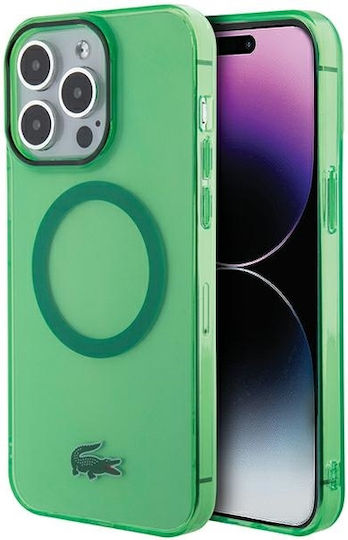 Lacoste Back Cover Πλαστικό Πράσινο (iPhone 15 Pro Max)