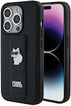 Karl Lagerfeld Plastic Back Cover Black (iPhone 14 Pro Max)