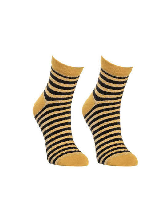 Wigglesteps Gemusterte Socken Gelb 1Pack
