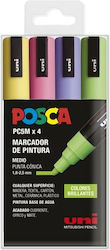 Posca Μαρκαδόροι Bright 4τμχ