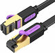 Vention Flat U/UTP Cat.7 (10Gbps) Cablu De Rețea Ethernet 2m Negru