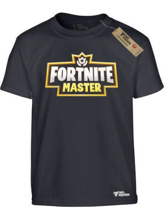 Kinder-T-Shirt Schwarz