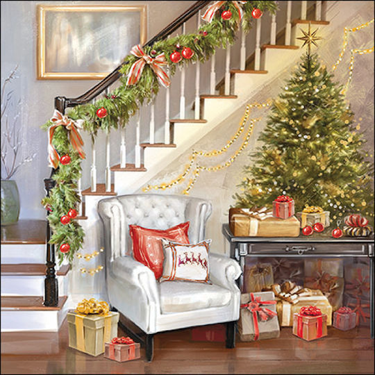 Gialpis Weihnachtliche Serviette
