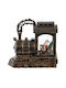 Weihnachts Schneekugel Santa Beleuchtetes Zug Batterie 22.5x11x24.5cm