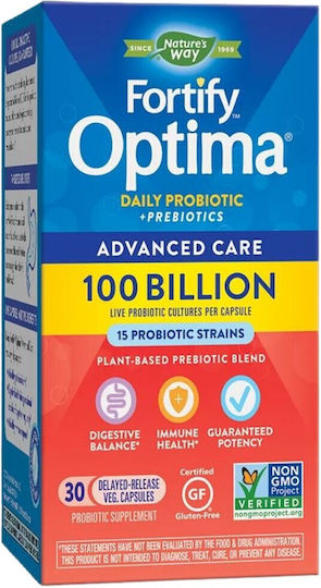 Nature's Way Fortify Optima Advanced Care Συμπλήρωμα με Προβιοτικά 30 κάψουλες