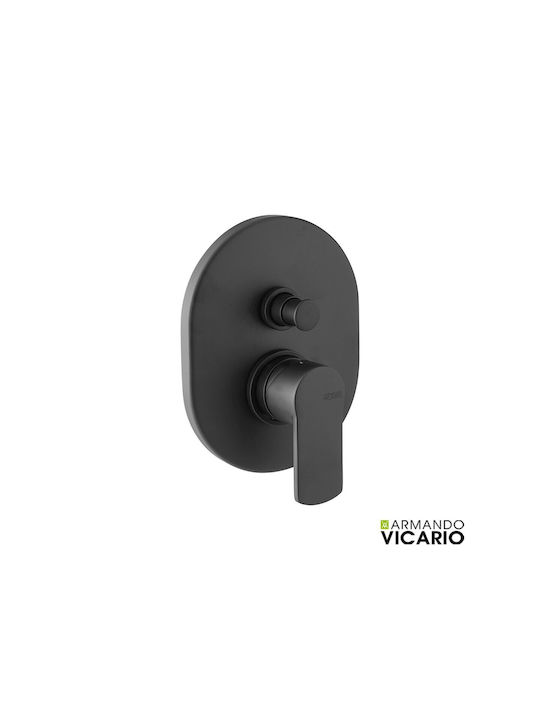 Armando Vicario Glam Built-in Mixer & Diverter Set for Shower 2 Exits