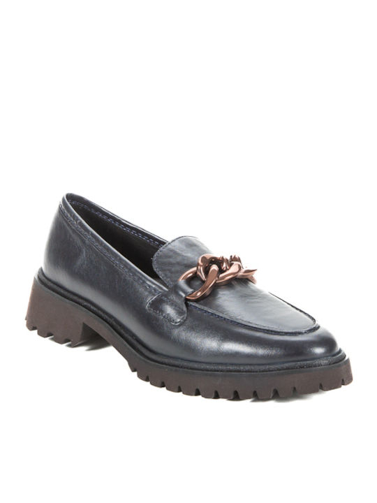 Ara Women's Moccasins in Blue Color