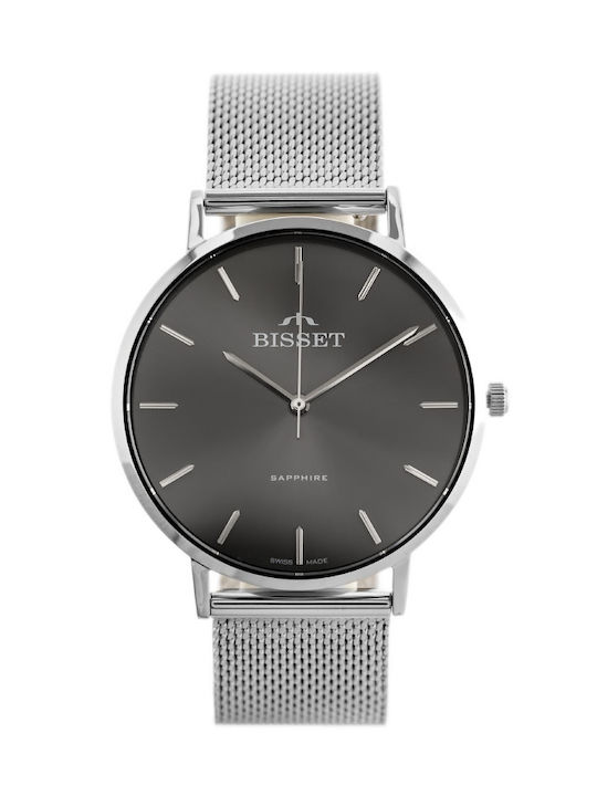 Bisset Watch with Silver Metal Bracelet