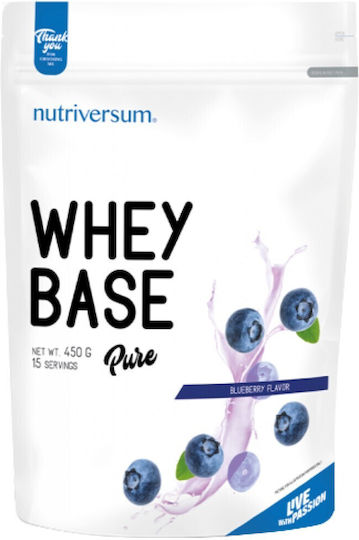 Nutriversum Whey Base Протеин Суроватъчен с Вкус Blueberry 450гр