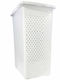 TnS Laundry Basket Plastic White