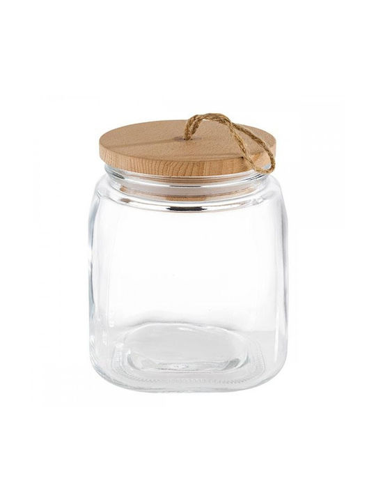 APS Set 1pcs Jars General Use with Lid Glass 2000ml