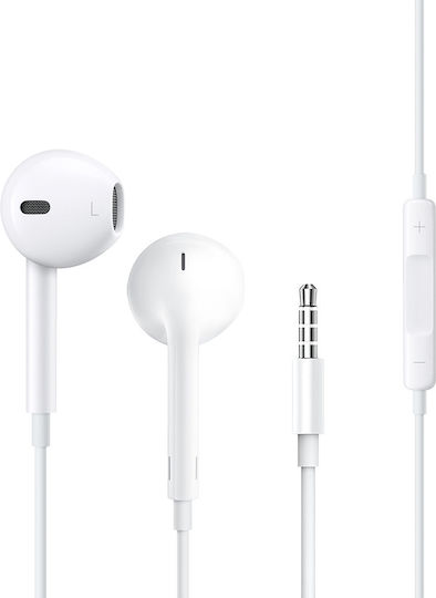 Wiwu 20735 Earbuds Handsfree με Βύσμα 3.5mm Λευκό