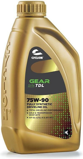 Cyclon Gear Syn TDL Βαλβολίνη Αυτοκινήτου για Χειροκίνητο Κιβώτιο Ταχυτήτων & Διαφορικό 1lt