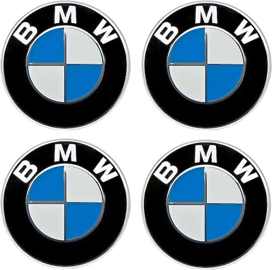 Car Signal Stickers 5.6 x 5.6cm for Car Wheels in Silver Color 4pcs