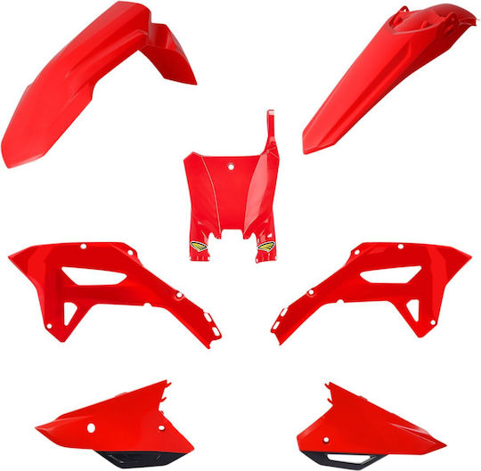 Cycra Комплект Пластмасови Части за Мотоциклет за Honda CRF 250 - КРФ 250 Червен 5бр