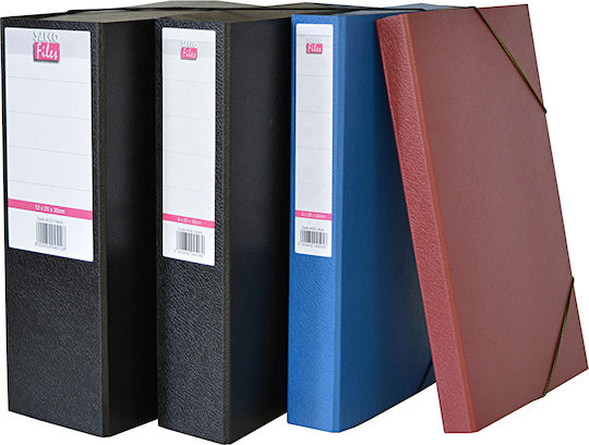 Salko Paper File Box with Rubber Band 35x25cm