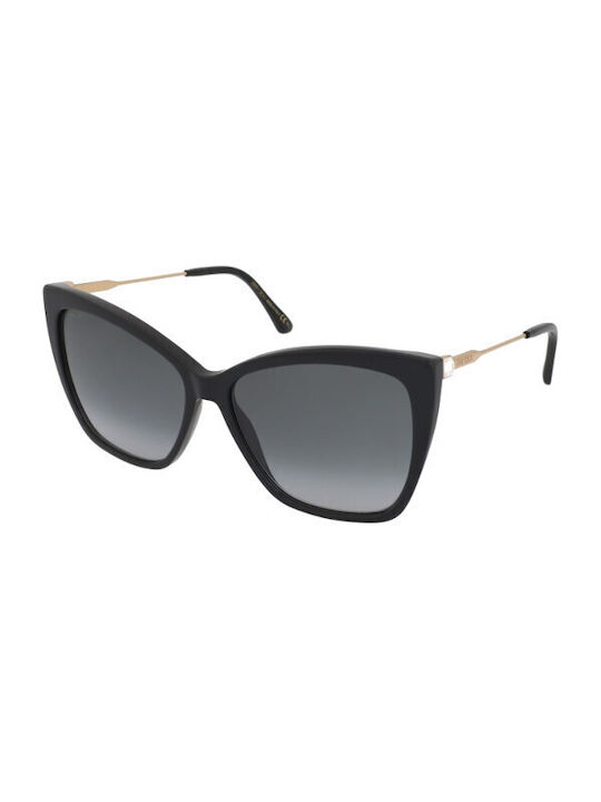 Jimmy Choo Seba S 807/9o Sonnenbrillen mit Schwarz Rahmen und Schwarz Verlaufsfarbe Linse SEBA/S-807/9O-58