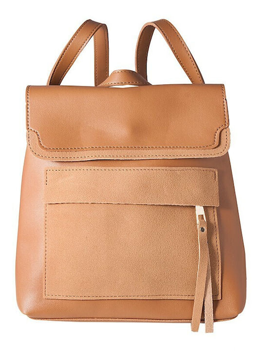 V-store Women's Bag Backpack Tabac Brown