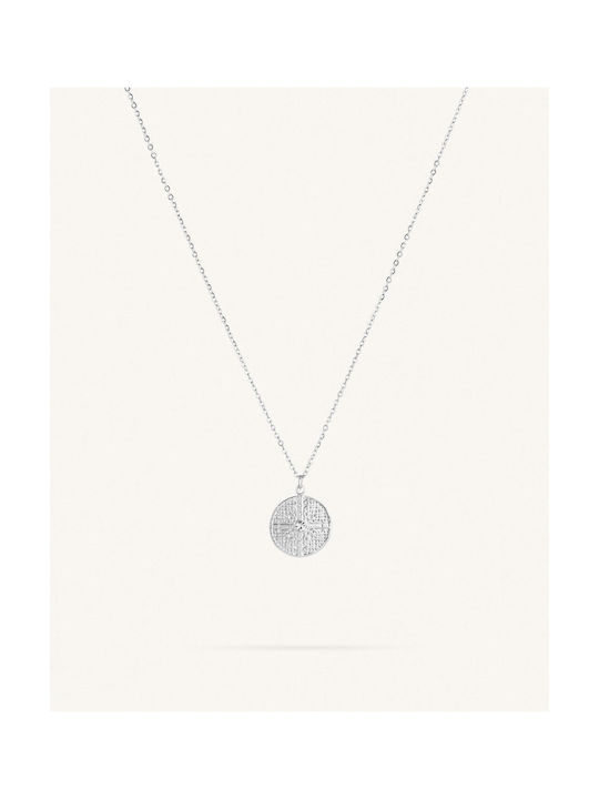 StanStefan Halskette Konstantin Amulett mit Design Schlange aus Stahl