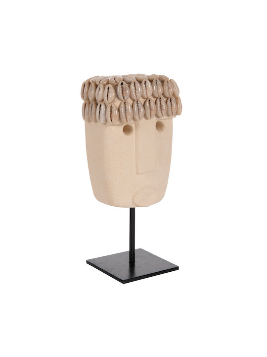 HomeMarkt Figurină Decorativă Bust Din Piatră 7x7x19cm
