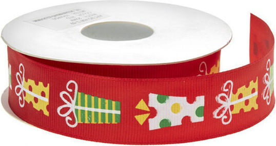 Nuova Vita Christmas Ribbon Red 914x2.5cm 1pc