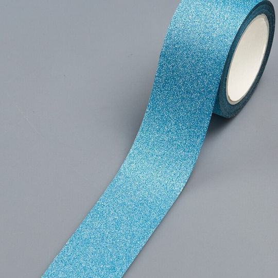 Nuova Vita Weihnachtliche Farbband Blau 914x3cm 1Stück