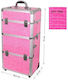 Lotus Metallic Cosmetic Case Fuchsia H71xW36xD25cm